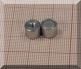 D8x6 mm. POT mágnes belső M3 menettel