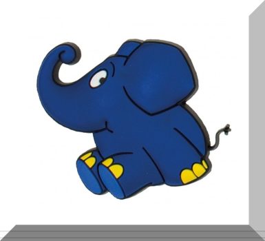 3D hűtőmágnes "Maus mit herz" Elefánt