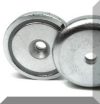 D42x9 mm. NdFeB betétes süllyesztett furatos POT mágnes M8 D42x9 mm. NdFeB betétes süllyesztett furatos POT mágnes M8