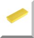 55x23x9mm. Nagy négyzetes irodamágnes ferrit mágnes betéttel - Citrom sárga