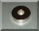 D41/15x10 mm. N38 Neodym gyűrű mágnes