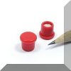 D10x8 mm. Pici Irodamágnes Neodym betéttel. Piros D10x8 mm. Pici Irodamágnes Neodym betéttel. Piros
