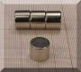 D12x10 mm. N38 NdFeB korong mágnes