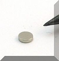 D4x1 mm. Neodym korong mágnes N50