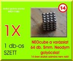 Neo-kocka 64db. 5mm.-es golyócska MIDI-CUBE