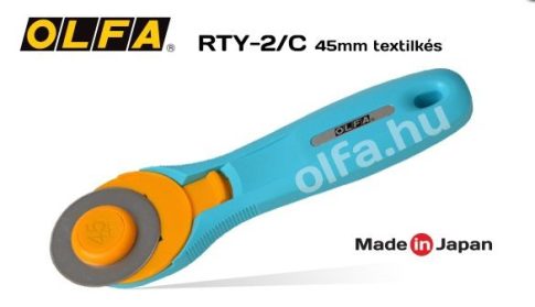 OLFA 45 mm. textilkés körkéssel RTY-2C kék