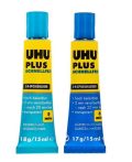 UHU Plus-5 2 komponesű epoxy ragasztó 2x15ml. (5 perces)