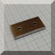 40x20x5 mm. NdFeB téglatest mágnes N38 2db. süllyesztett furattal