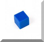   13x13x13 mm. NdFeB Műanyag-bevonatos mágnes (Polipropilén) -Kék