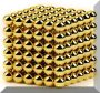   "NEO-Kocka" (Az új örület) 216db. 5mm. golyócska gold
