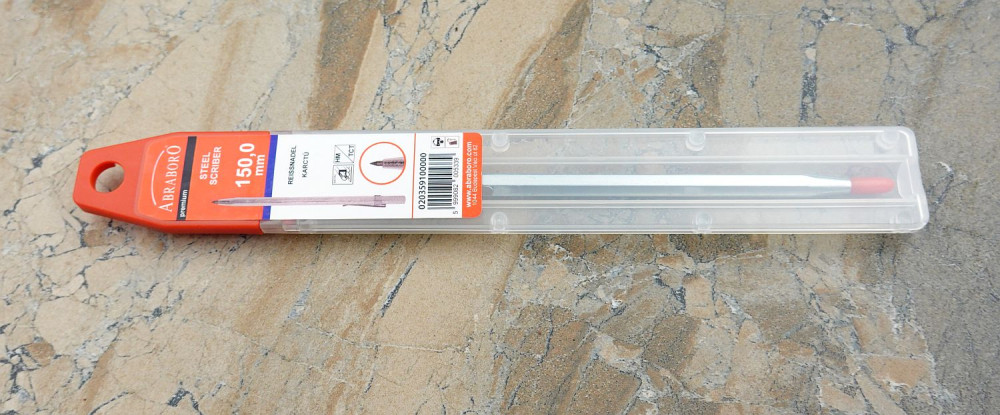 150 mm. fém karctű keményfém heggyel ABRABORO