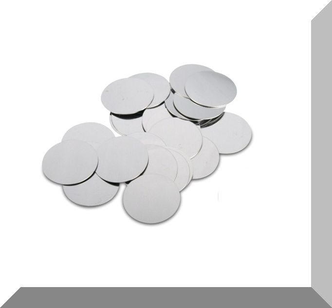Fém ellendarab Neodym mágneshez D23x0,4 mm. 5db. /szett