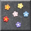 Apró poliresin figura 6db.os szett, kisvirág Apró poliresin figura 6db.os szett, kisvirág