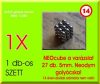 Neo-kocka MINI 3x3x3 (27db. 5mm. golyócska) Neo-kocka MINI 3x3x3 (27db. 5mm. golyócska)